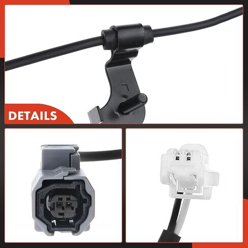 A-Premium 2PC Set Wire Harness for Rear ABS Wheel Speed Sensor Compatible with Toyota Models - RAV4 2013-2018, Sport Utility, FWD - Without Sensor in Saudi Arabia