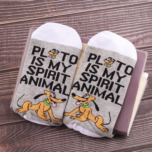 BWWKTOP Dog Pluto Socks Pluto Fans Gift Pluto Is My Spirit Animal Socks Pluto Character Merchandise in Saudi Arabia