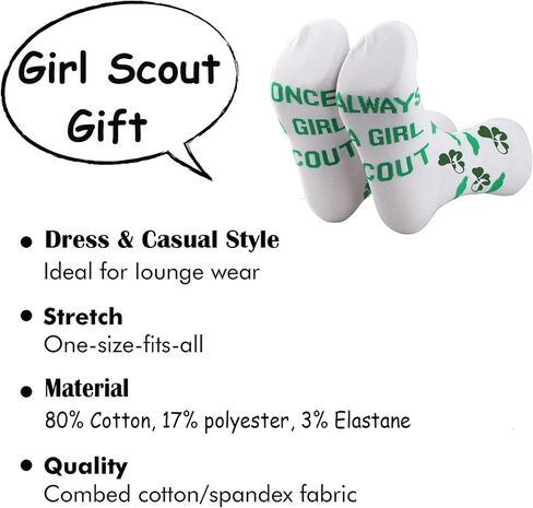 TSOTMO Scout Socks for Scout Scouting Journey Innovator Master Camper Leader Adventure Gift for Camping Hiking Cookie Gift in Saudi Arabia