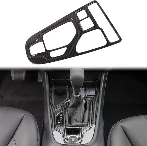 JeCar Carbon Fiber Interior Gear Shift Panel Cover Trim Fit for Jeep Cherokee 2019 2020 2021 2022 Interior Accessories in Saudi Arabia