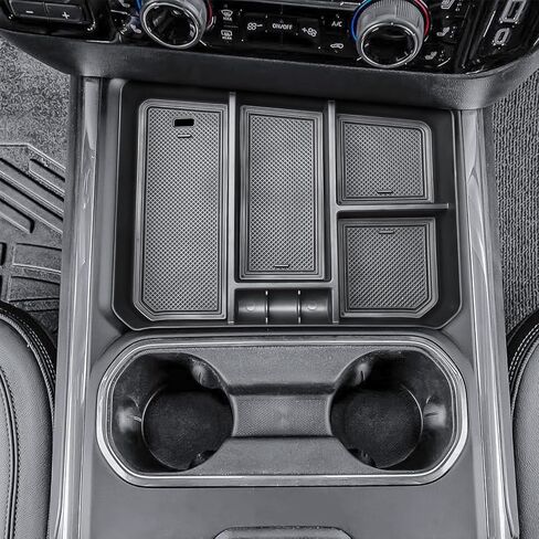 Center Console Organizer Compatible with 2024-2026 Chevy Silverado 2500 HD/3500HD Interior Accessories, Armrest Compartment Divider Insert Storage Tray (Fit Full Console w/Bucket Seats Only) in Saudi Arabia