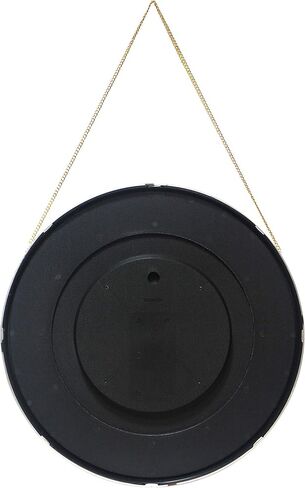 Infinity Instruments Franc Large 18 inch Round Wall Mirror with Chain, Easy-to-Hang Circular Wall Mirror with Durable Metal Chain, add Fashion to Any Room, Gold in Kuwait