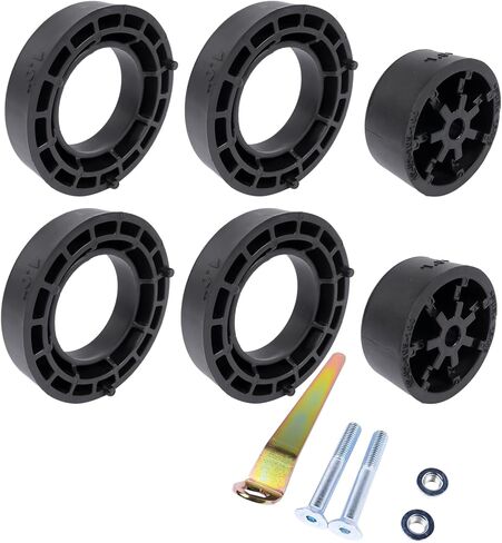 1155300 1.5" Spacer Leveling Kit without Shock Absorbers Compatible with J'-eep JT Gladiator, Max Tire Diameter Sport/Overland Fenders 33" and Rubicon Fenders 35" in Saudi Arabia