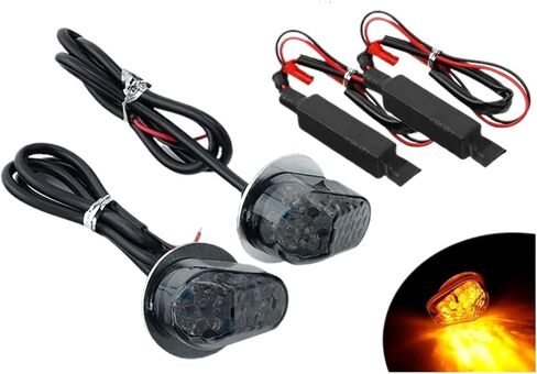 2025 مصباح إشارة الانعطاف LED المتعري متوافق مع ياماها YZF R7 R6 R1 R1M YZFR7 YZFR6 ملحقات الدراجات النارية مؤشرات مصباح وامض in Kuwait