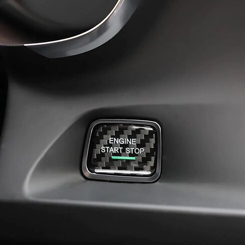 SR1 Performance C7 Corvette/Camaro Ignition Start-Stop Button Overlay Carbon Fiber for 2014-2019 Corvettes & 2016-2024 Camaros (Red) in Saudi Arabia