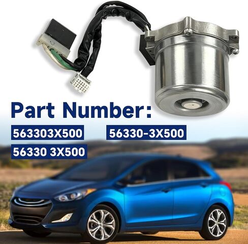 563303X500 Power Steering Motor Assy Compatible with 2013 2014 2015 Hyundai Elantra GT & 2014 2015 2016 2017 2018 K-ia Forte Replace # 56330-3X500 56330 3X500 in Kuwait