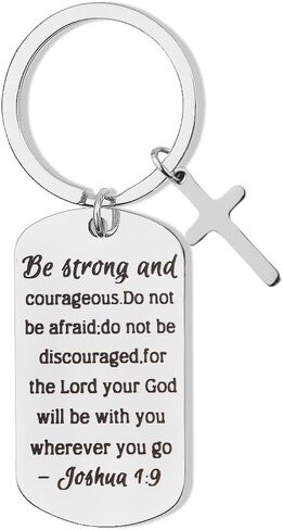 Christian Gift Keychain Inspirational Gifts for Women Religious Gifts for Sister Brother Christian Keychain Accessories for Women Men Birthday Christmas Gifts for Christian Cross Keychain in Kuwait