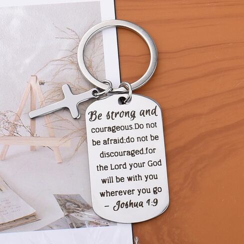 Christian Gift Keychain Inspirational Gifts for Women Religious Gifts for Sister Brother Christian Keychain Accessories for Women Men Birthday Christmas Gifts for Christian Cross Keychain in Kuwait