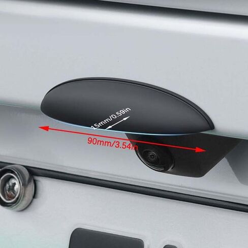 2 حزمة كاميرا احتياطية حراس المطر غير ضبابية سيارة الرؤية الخلفية كاميرا قناع الحاجب غطاء مقاوم للمطر لكاميرات الرؤية الخلفية للمركبة داش كام مرآة الرؤية الخلفية الذكية عكس كاميرا وقوف السيارات in Kuwait