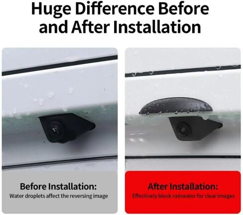 2 حزمة كاميرا احتياطية حراس المطر غير ضبابية سيارة الرؤية الخلفية كاميرا قناع الحاجب غطاء مقاوم للمطر لكاميرات الرؤية الخلفية للمركبة داش كام مرآة الرؤية الخلفية الذكية عكس كاميرا وقوف السيارات in Kuwait