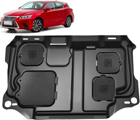 Front Engine Splash Shield Fit for 2011-2017 Lexus CT200h Engine Case Guards Suitable for Lexus CT200h Under Engine Cover Mud Flaps Directly Replace Original in Kuwait