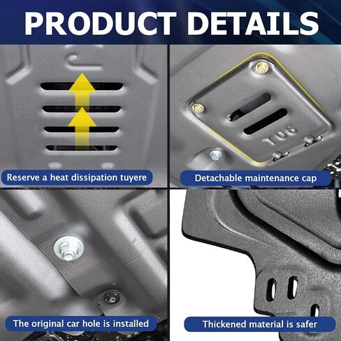 Front Engine Splash Shield Fit for 2011-2017 Lexus CT200h Engine Case Guards Suitable for Lexus CT200h Under Engine Cover Mud Flaps Directly Replace Original in Kuwait