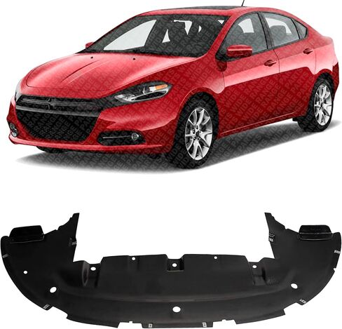 Front Engine Splash Shield Direct Replacement Compatible with 2015-2016 Dodge Dart CH1228145 68155070AD in Kuwait