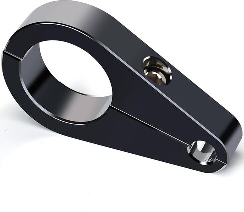 MoKitDora 1.125" Handlebar or Frame Mount Clutch Throttle Cable Clamp or Brake Line Clips Universal for Harley Honda Yamaha Suzuki 1-1/8, Chrome in Kuwait