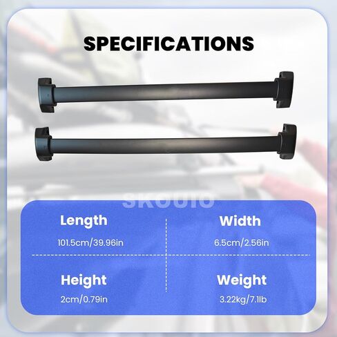 Roof Rack Cross Bars Fit for 2023-2026 Honda CR-V CRV & CRV Sport Hybrid, Heavy Duty All-Metal 200lbs Aluminum Crossbar Luggage Racks Roof Rails Rooftop Carrier Canoe Kayak Bike in Saudi Arabia