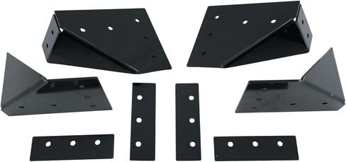 Trailer Roof Rack Bracket Side Mount Kit Compatible with Awning, Teardrop Trailers, Ladders, Campers, RVs, Utility Boxes, Enclosed Trailers, Front Runner Racks, Basket Racks, Rooftop Tents in Kuwait