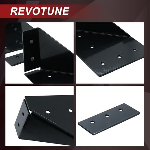 Trailer Roof Rack Bracket Side Mount Kit Compatible with Awning, Teardrop Trailers, Ladders, Campers, RVs, Utility Boxes, Enclosed Trailers, Front Runner Racks, Basket Racks, Rooftop Tents in Kuwait
