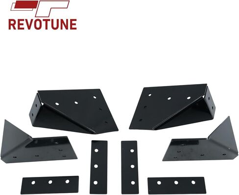 Trailer Roof Rack Bracket Side Mount Kit Compatible with Awning, Teardrop Trailers, Ladders, Campers, RVs, Utility Boxes, Enclosed Trailers, Front Runner Racks, Basket Racks, Rooftop Tents in Kuwait