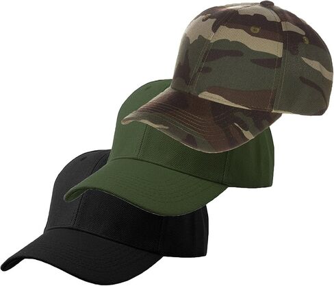 Men's Plain Baseball Cap Adjustable Curved Visor Hat in Saudi Arabia