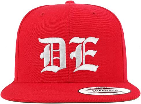 Trendy Apparel Shop Delaware DE Old English Embroidered Flatbill Snapback in Saudi Arabia