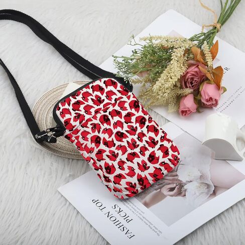 PWHAOO Cartoon Inspired Gift Cardinal Design Crossbody Bag Cartoon Fandom Travel Bag Cosplay Merch in Saudi Arabia
