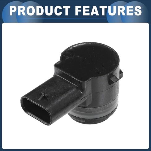 Bumper Parking Reverse Sensor, Rear Parking Assist Sensor No.5Q0919275B/A0009055504 for A3 8V BJ 2013-2018 Black, 2 Pcs in Saudi Arabia