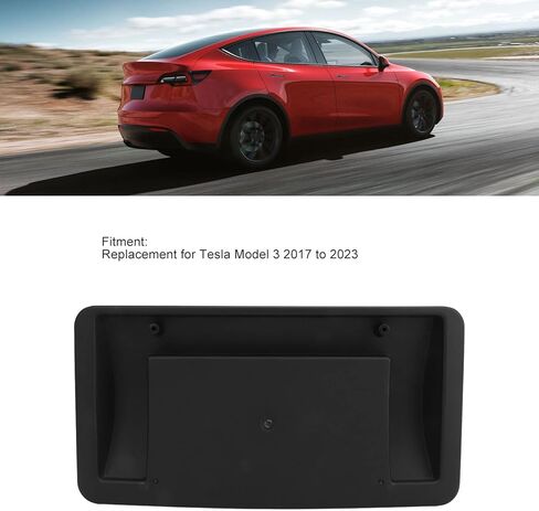 109682900G Front License Plate for, License Plate Holder Mounting Bracket, License Plate Replacement for 2017 to 2023 in Kuwait