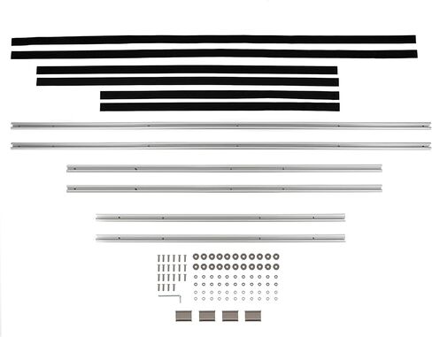 Roof Rack Side Rails Compatible with 2007-2020 Mercedes Benz Sprinter 170 Wheel Base Cargo Racks Aluminum in Saudi Arabia