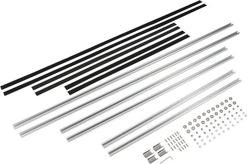 Roof Rack Side Rails Compatible with 2007-2020 Mercedes Benz Sprinter 170 Wheel Base Cargo Racks Aluminum in Saudi Arabia