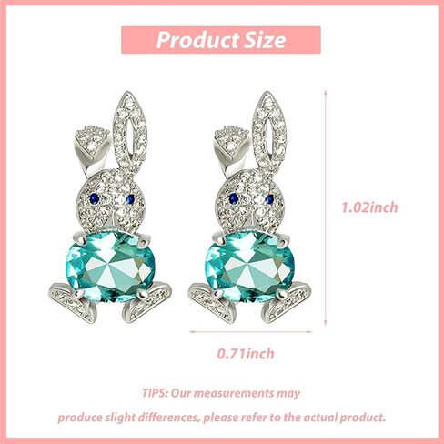 Easter Basket Essentials Stuffers Easter Bunny Dangle Earrings Spring Rabbit Egg Stud Earrings Jewelry Dresses Outfit Accessories Gifts in Saudi Arabia