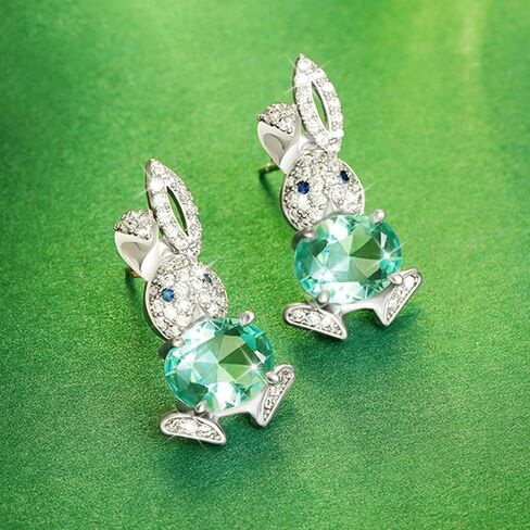 Easter Basket Essentials Stuffers Easter Bunny Dangle Earrings Spring Rabbit Egg Stud Earrings Jewelry Dresses Outfit Accessories Gifts in Saudi Arabia