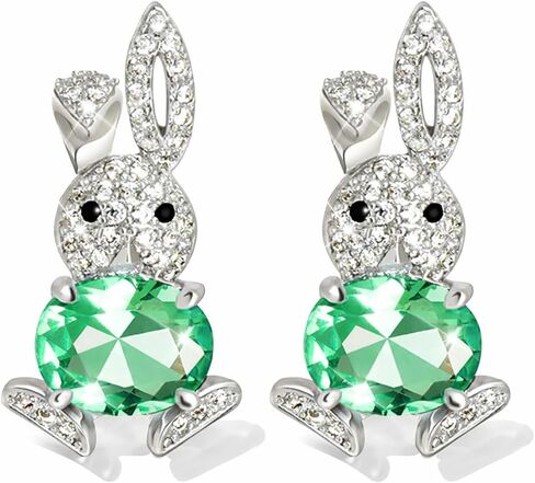 Easter Basket Essentials Stuffers Easter Bunny Dangle Earrings Spring Rabbit Egg Stud Earrings Jewelry Dresses Outfit Accessories Gifts in Saudi Arabia