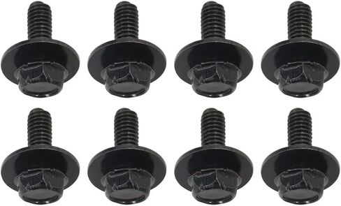 8Pcs 12mm Top Front Skid Plate Bolts and Gasket Black Fits for 2000-2019 Toyota Tundra in Kuwait