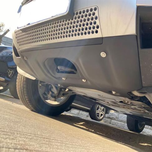 Front Under Splash Shield Skid Plate Black Compatible With 2020 2021 2022 2023 Land Rover Defender, Replace VPLEP0436 in Saudi Arabia