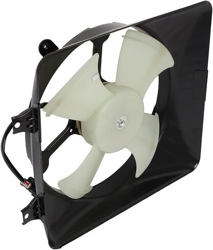 SCITOO 610690 A/C Condenser Engine Cooling Fan Assembly Replacement Fit for 2003-2007 for Honda for Accord 3.0L in Saudi Arabia