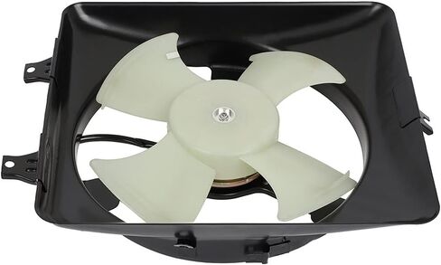 SCITOO 610690 A/C Condenser Engine Cooling Fan Assembly Replacement Fit for 2003-2007 for Honda for Accord 3.0L in Saudi Arabia