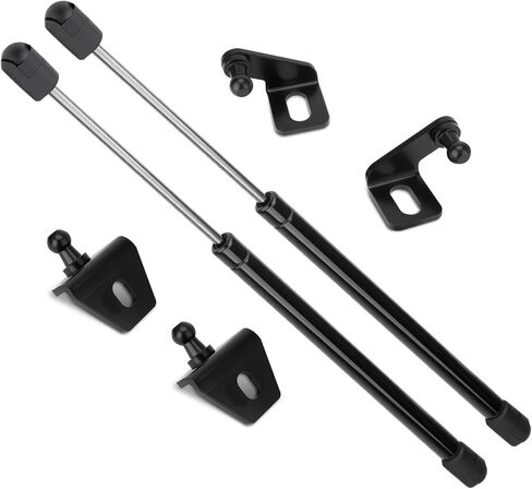 2Pcs Front Upgraded Hood Struts Compatible with Chevy Colorado GMC Canyon 2023 2024 2025 2026, No Drill Front Gas Springs Shocks,All Black Hood Lift Support Assist Kit in Kuwait