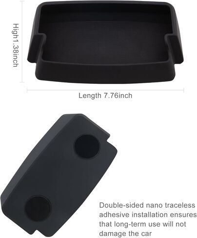 Center Console Storage Organizer for Tesla Model 3 Highland Model Y Juniper Sunglasses Holder Phone Key Armrest Storage Box Car Interior Upgrade Accessories White in Saudi Arabia