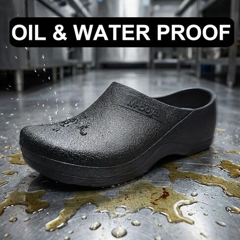 FLIOZY Chef Clogs – Professional PVC Slip-Resistant Waterproof Work Shoes for Men & Women, Kitchen & Food Service in Saudi Arabia