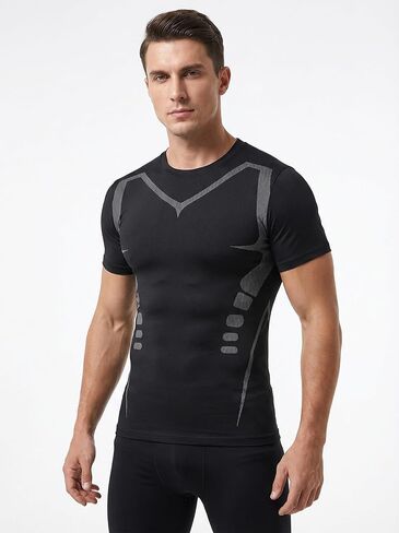 2PCS Men’s Quick Dry Workout T-Shirt – Breathable Athletic Gym Running Training Active Shirt in Saudi Arabia