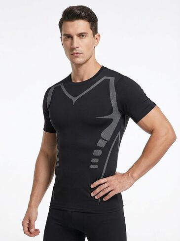2PCS Men’s Quick Dry Workout T-Shirt – Breathable Athletic Gym Running Training Active Shirt in Saudi Arabia