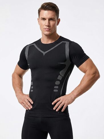2PCS Men’s Quick Dry Workout T-Shirt – Breathable Athletic Gym Running Training Active Shirt in Saudi Arabia
