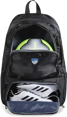 Hard Work Sports Soccer Backpack with Ball Holder, Soccer Bag with Separate Cleat Compartment in Kuwait
