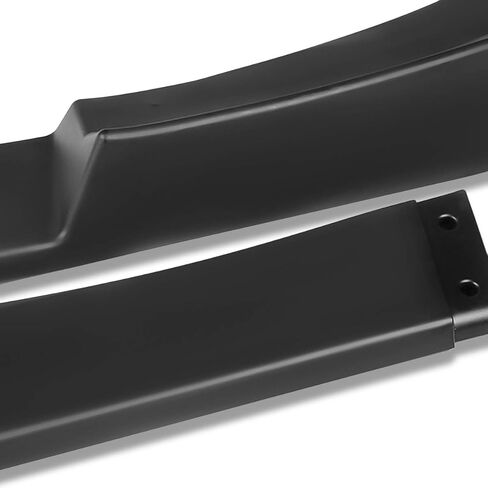 Auto Dynasty 3Pcs Car Front Bumper Lips Spoiler Wing Body Kit with Vertical Stabilizers Compatible with Mercedes-Benz C180 C200 C250 C300 C350 C-Class W204 2012-2014, Matte Black in Saudi Arabia