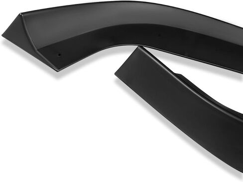 Auto Dynasty 3Pcs Car Front Bumper Lips Spoiler Wing Body Kit with Vertical Stabilizers Compatible with Mercedes-Benz C180 C200 C250 C300 C350 C-Class W204 2012-2014, Matte Black in Saudi Arabia