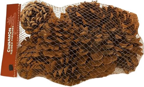 Cinnamon Scented Pinecones Natural Holiday Home Fragrance Décor Decorative Fall Seasonal Christmas Decoration Wreaths Craft Projects in Saudi Arabia