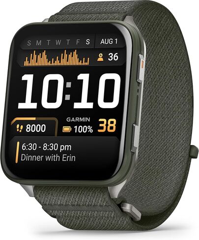 Garmin Venu X1 51 mm Fitness Smartwatch, 2 Inch AMOLED Display, Up to 8 Days Battery Life, 100+ Sports Apps, 24/7 Health and Wellness Functions, Telephony, Display Keyboard, Maps, LED Torch in Saudi Arabia