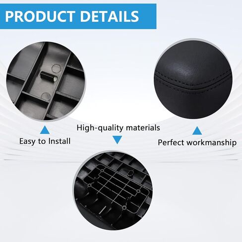 Center Console Lid Cover Armrest Compatible with Dodge Charger Chrysler 300 2011-2021 Black Replaces 1VT06DX9AH 1VT06DX9AG 1VT06DX9AF 1VT06DX9AE in Kuwait