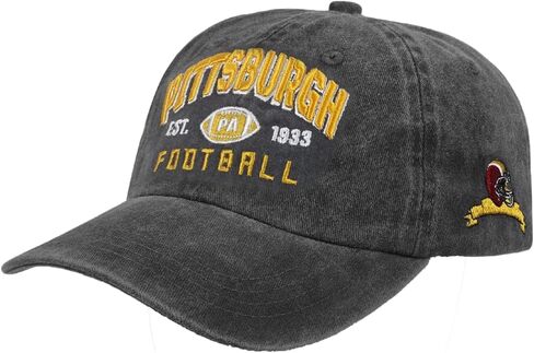 Football Hat Baseball Cap Embroidered City Vintage Fans Cap Hat for Men Women Cotton Cap Adjustable Buckle Strap in Saudi Arabia