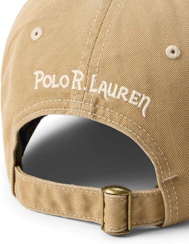 POLO RALPH LAUREN Mens Men's Hudson Valley Sportsman Twill Ball Cap Tan in Saudi Arabia